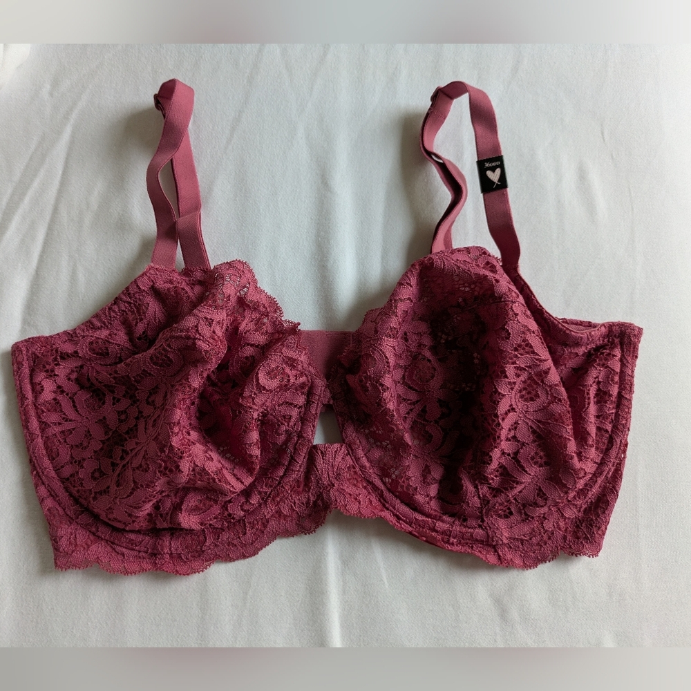 Victoria's Secret Lace Demi Bra in Rose Mauve